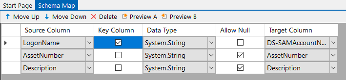 Schema Map Update Computers