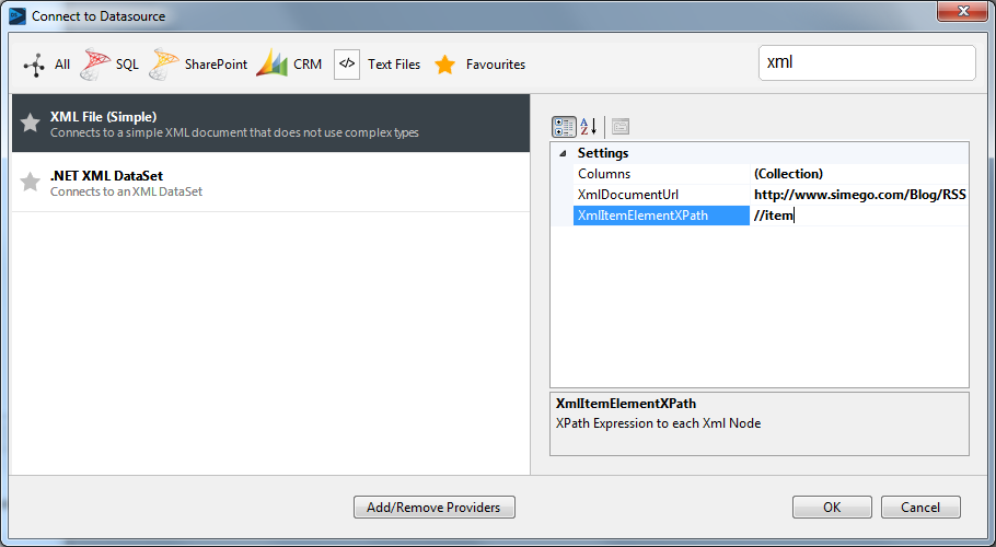 XML Item Path