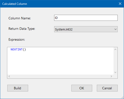 Calculated Columns - NextInt