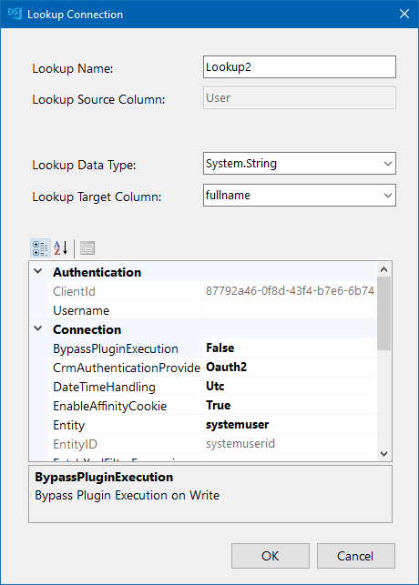 System User Lookup Config