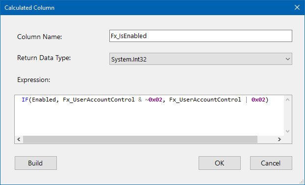 Fx_IsEnabled Calculated Column