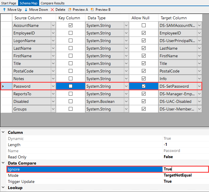 Schema Mapping & Properties