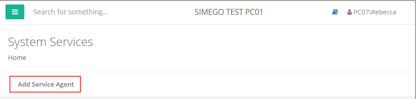 Add Service Agent