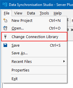 Change Connection Library