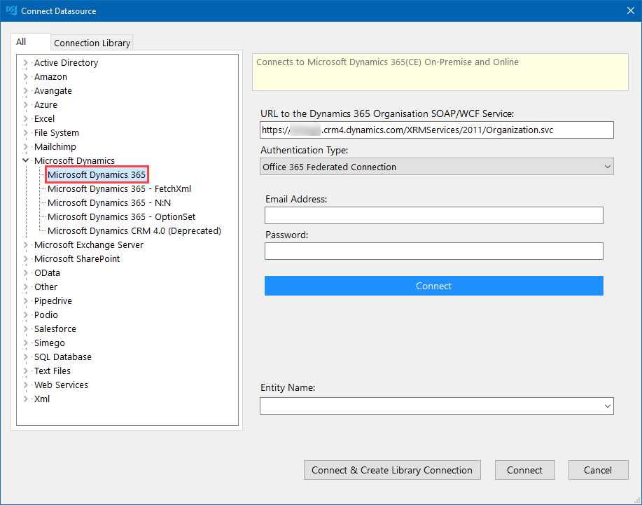 Dynamics 365 Connection