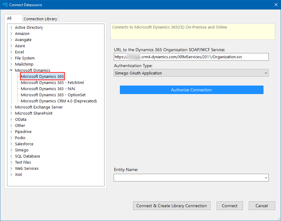 Dynamics 365 Connection