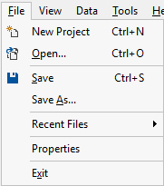 File Menu