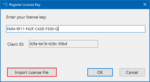 Install License File