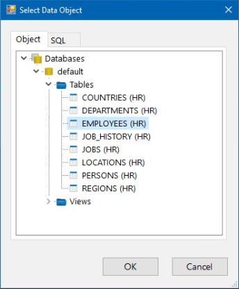 Oracle select table