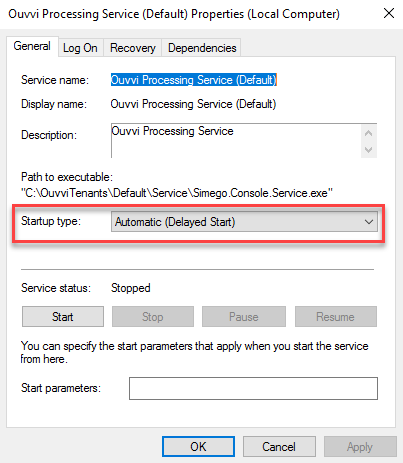 Ouvvi Service Setup