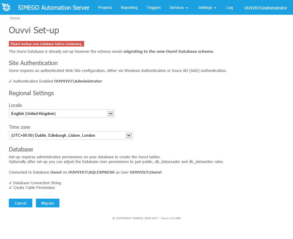 DB Migration