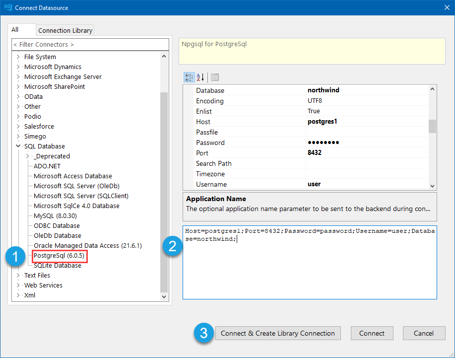 PostgreSql Connection