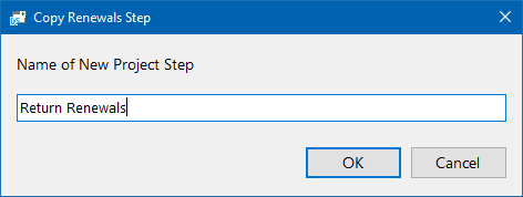 Rename Copied Step