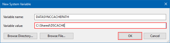 New Environment Variable